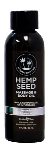 Hemp Seed Massage and Body Oil - Lavender - 2 Fl. Oz./ 60ml EB-MAS217E Hemp Seed Massage and Body Oil - Lavender - 2 Fl. Oz./ 60ml EB-MAS217E