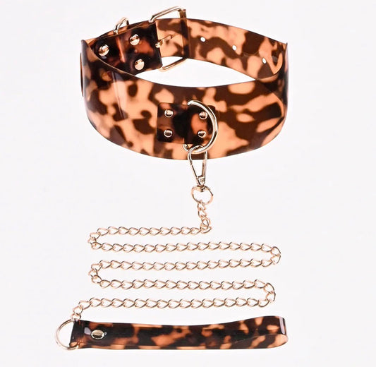 Sincerely Amber Collar With Leash SS52101 Sincerely Amber Collar With Leash SS52101