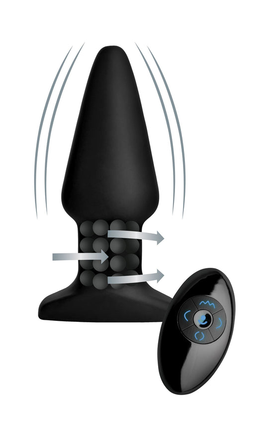 Model R Smooth Rimming Plug With Remote Control RM-AF483 Model R Smooth Rimming Plug With Remote Control RM-AF483