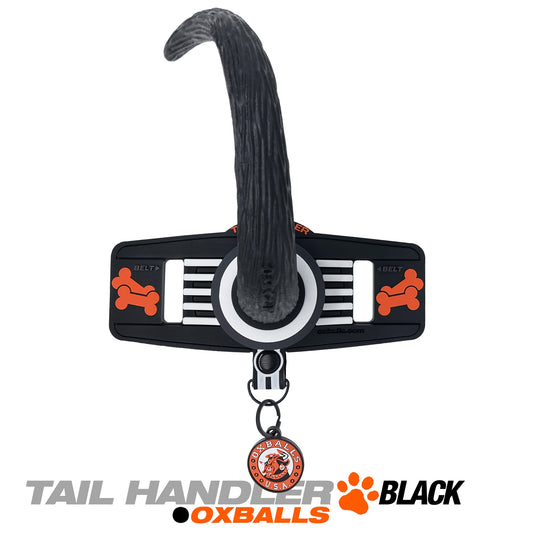 Tail Handler - Belt Strap Show Tail -  Black OX-3055-BLK Tail Handler - Belt Strap Show Tail -  Black OX-3055-BLK