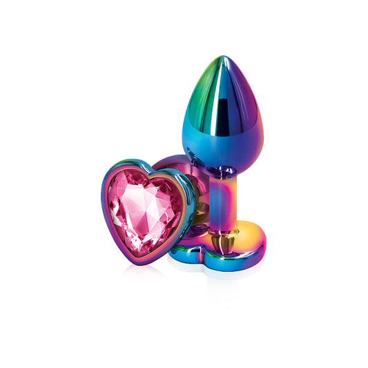 Rear Assets - Multicolor Heart - Small - Pink NSN0962-14 Rear Assets - Multicolor Heart - Small - Pink NSN0962-14