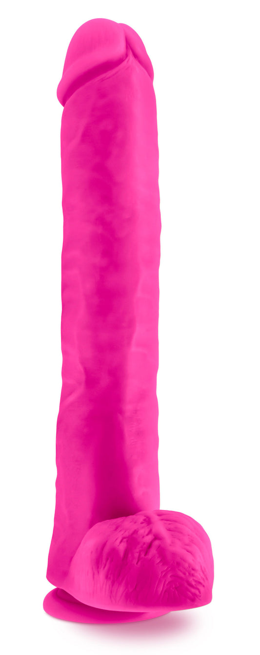 Au Naturel - Bold - Daddy - 14 Inch Dildo - Pink BL-26640 Au Naturel - Bold - Daddy - 14 Inch Dildo - Pink BL-26640