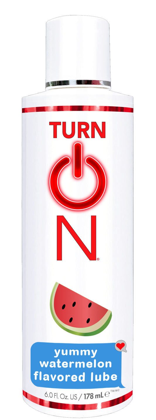 Turn on Yummy Watermelon Flavored Lube  - 6 Fl. Oz WT56615 Turn on Yummy Watermelon Flavored Lube  - 6 Fl. Oz WT56615