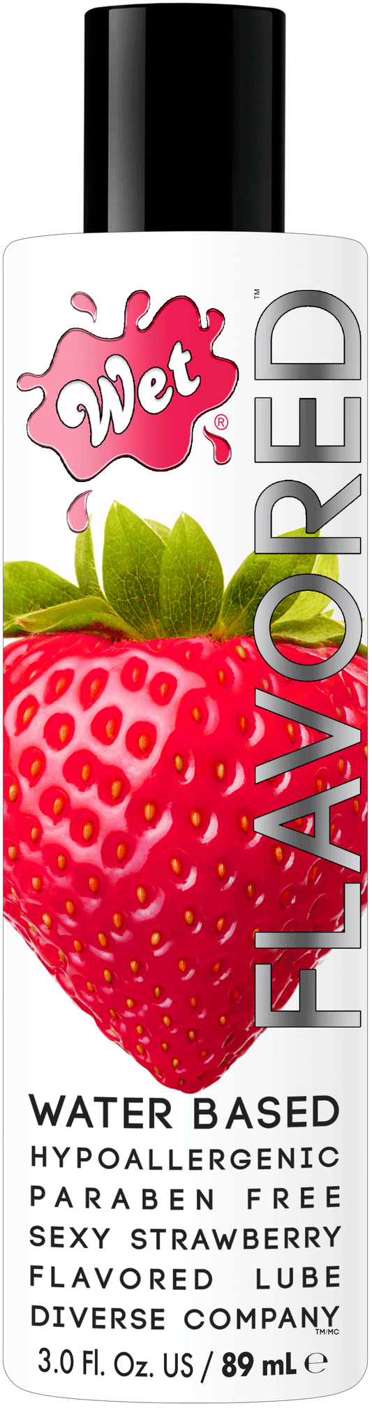 Wet Flavored Sexy Strawberry - 3 Fl Oz WT21503 Wet Flavored Sexy Strawberry - 3 Fl Oz WT21503