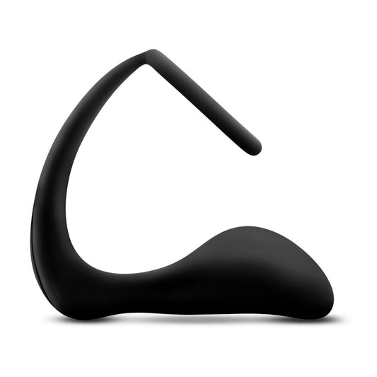 Anal Adventures - Platinum - Cock Ring Plug -  Black BL-11245 Anal Adventures - Platinum - Cock Ring Plug -  Black BL-11245