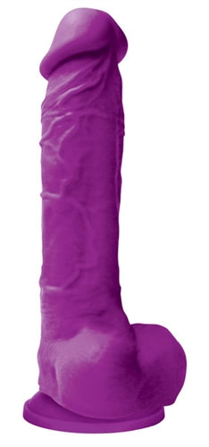 Colours Pleasures - 8 Inch Dildo - Purple NSN0405-25 Colours Pleasures - 8 Inch Dildo - Purple NSN0405-25