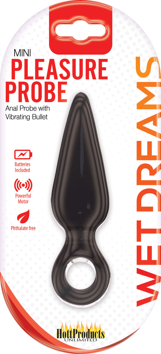 Wet Dreams Mini Pleasure Probe - Black HTP2780 Wet Dreams Mini Pleasure Probe - Black HTP2780