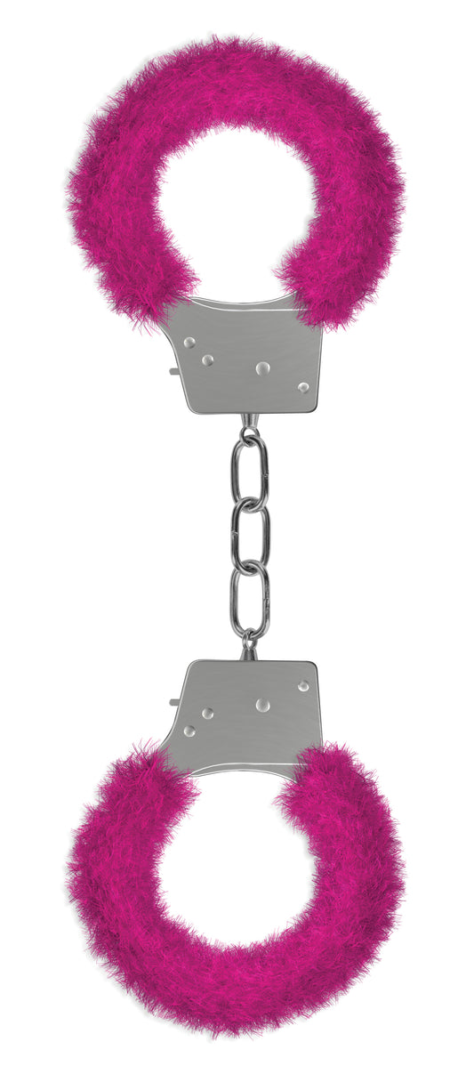 Beginner's Furry Handcuffs - Pink OU-OU002PNK Beginner's Furry Handcuffs - Pink OU-OU002PNK