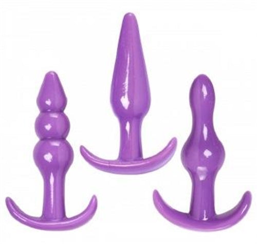 Anal Trainer 3 Piece Anal Play Kit - Purple TV-AE538 Anal Trainer 3 Piece Anal Play Kit - Purple TV-AE538