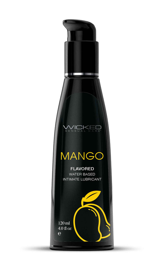 Aqua Mango Flavored Water Based Intimate Lubricant - 4 Fl. Oz. WS-90464 Aqua Mango Flavored Water Based Intimate Lubricant - 4 Fl. Oz. WS-90464