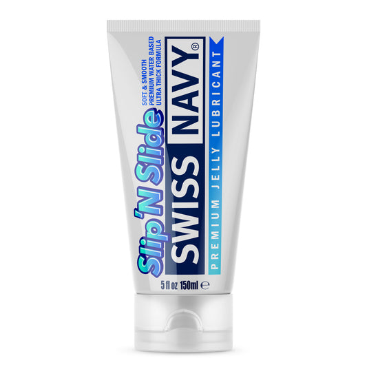 Swiss Navy Slip N Slide - Premium Jelly Lubricant  - 5 Fl. Oz. MD-SNSLIP5 Swiss Navy Slip N Slide - Premium Jelly Lubricant  - 5 Fl. Oz. MD-SNSLIP5