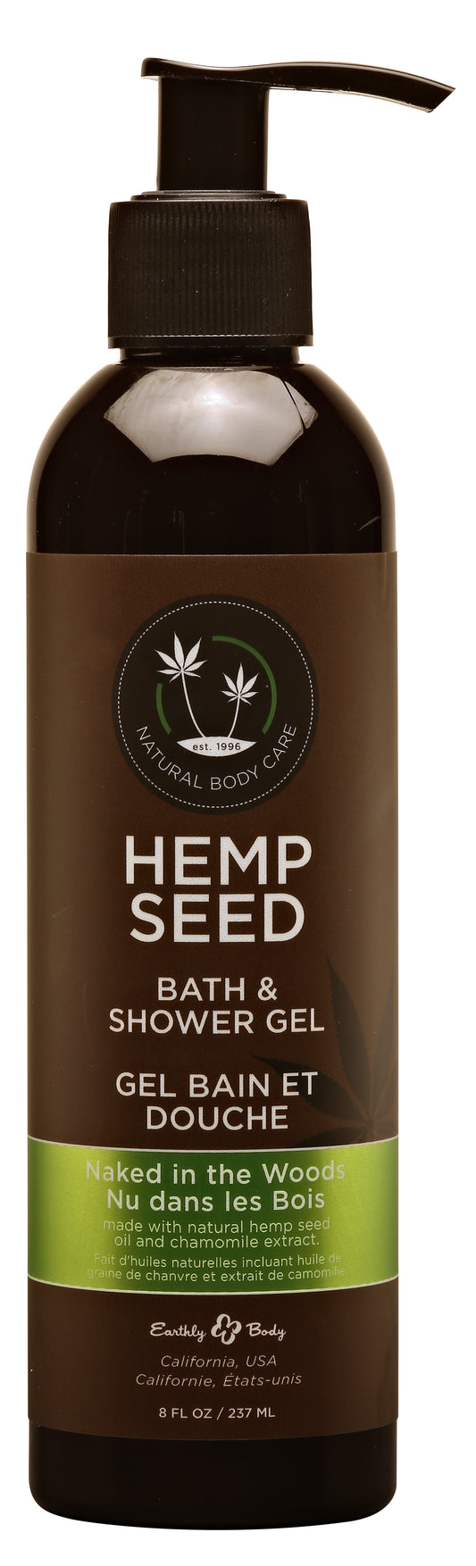 Hemp Seed Bath and Shower Gel - Naked in the Woods - 8 Oz./ 237ml EB-SG022 Hemp Seed Bath and Shower Gel - Naked in the Woods - 8 Oz./ 237ml EB-SG022