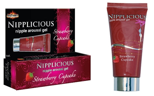 Nipplicious - 1. Fl. Oz. - Strawberry Cupcake -  Boxed HTP2580 Nipplicious - 1. Fl. Oz. - Strawberry Cupcake -  Boxed HTP2580