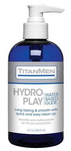 Titanmen Hydro Play Water Based Glide - Bulk - 8 Fl. Oz. DJ3900-08-BU Titanmen Hydro Play Water Based Glide - Bulk - 8 Fl. Oz. DJ3900-08-BU