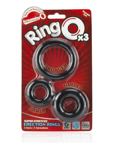 Ringo X3 - 6 Count Box - Black RNGO-3P-110D Ringo X3 - 6 Count Box - Black RNGO-3P-110D