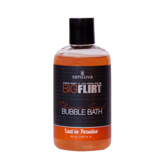 Big Flirt Pheromone Infused Bubble Bath - Lust in Paradise - 8 Fl. Oz. SEN-VL618 Big Flirt Pheromone Infused Bubble Bath - Lust in Paradise - 8 Fl. Oz. SEN-VL618