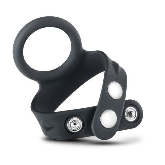 Performance - Vs7 - Silicone Cock & Ball Strap  Large - Black BL-91725 Performance - Vs7 - Silicone Cock & Ball Strap  Large - Black BL-91725