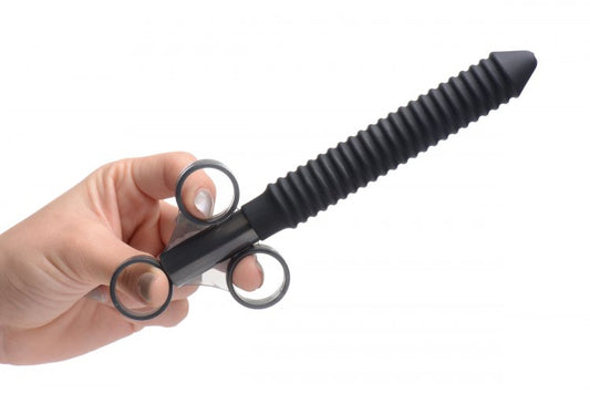 Ribbed Silicone Lubricant Launcher CS-AG117 Ribbed Silicone Lubricant Launcher CS-AG117