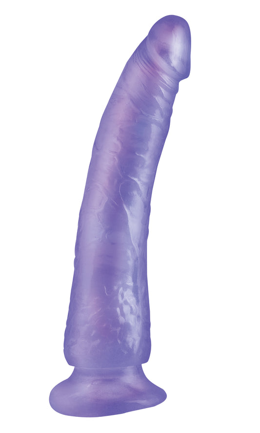 Basix Rubber Works - Slim 7 Inch With Suction Cup - Purple PD4223-12 Basix Rubber Works - Slim 7 Inch With Suction Cup - Purple PD4223-12