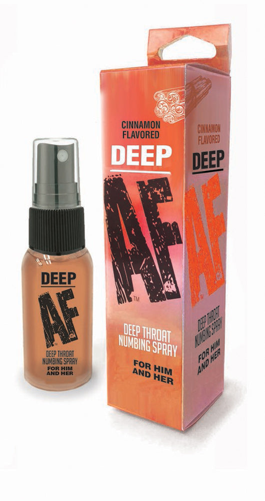 Deep Af Deep Throat Numbing Spray -  Cinnamon - 1 Fl. Oz. LG-BT613 Deep Af Deep Throat Numbing Spray -  Cinnamon - 1 Fl. Oz. LG-BT613