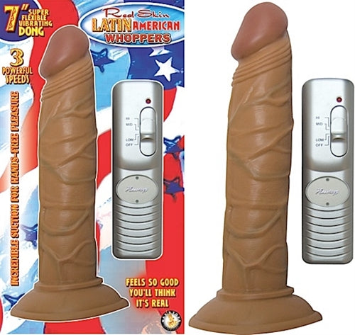Latin American Whoppers 7inch Vibrating Dong NW2304 Latin American Whoppers 7inch Vibrating Dong NW2304