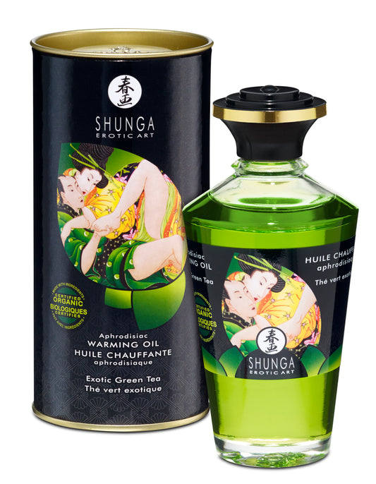 Aphrodisiac Organica Warming Oil - Exotic Green Tea SHU2311 Aphrodisiac Organica Warming Oil - Exotic Green Tea SHU2311