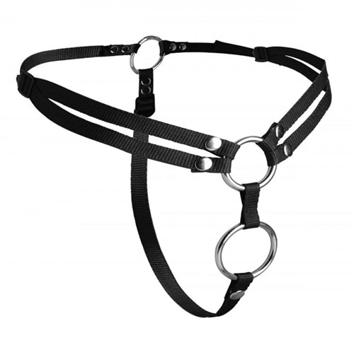 Unity Double Penetration Strap on  Harness SU-AD918 Unity Double Penetration Strap on  Harness SU-AD918