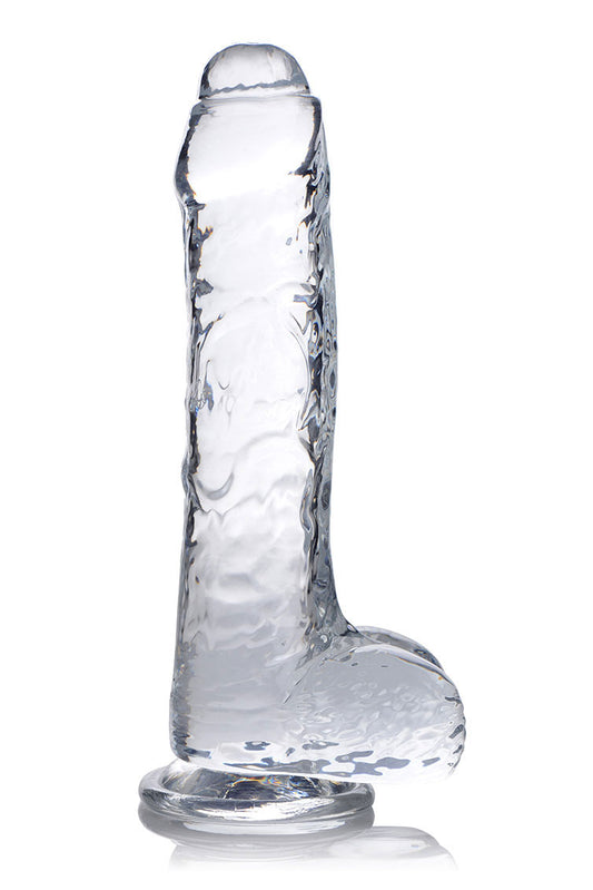 Jock C -Thru 8 Inch Dildo With Balls - Clear CN-09-0708-00 Jock C -Thru 8 Inch Dildo With Balls - Clear CN-09-0708-00