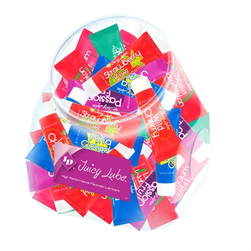 ID Juicy Lube - 72 Piece Jar - 12ml Tubes - Assorted ID-JLT-J0D ID Juicy Lube - 72 Piece Jar - 12ml Tubes - Assorted ID-JLT-J0D