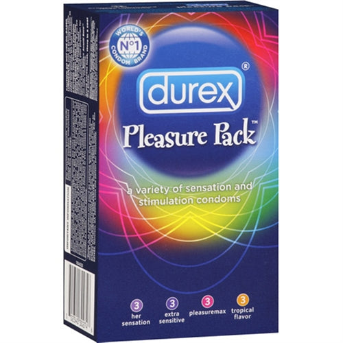 Durex Pleasure Pack - 12 Assorted Condoms PM30274 Durex Pleasure Pack - 12 Assorted Condoms PM30274