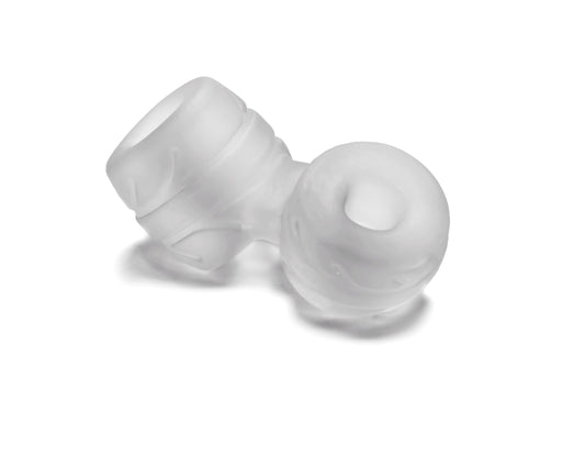 Silaskin Cock and Ball Ring and Stretcher - Clear PF-CR12C Silaskin Cock and Ball Ring and Stretcher - Clear PF-CR12C