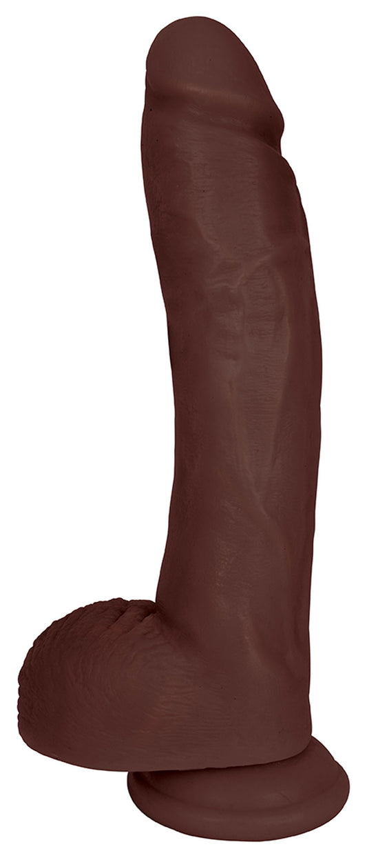 Jock 10 Inch Dong With Balls - Chocolate CN-09-0420-11 Jock 10 Inch Dong With Balls - Chocolate CN-09-0420-11