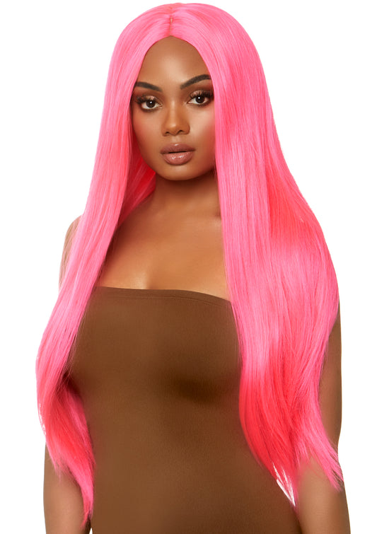 Long Straight Wig 33 Inch - Pink LA-A2864PNK Long Straight Wig 33 Inch - Pink LA-A2864PNK