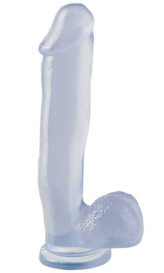 Basix Rubber Works 12 Inch Dong With Suction Cup - Clear PD4231-20 Basix Rubber Works 12 Inch Dong With Suction Cup - Clear PD4231-20