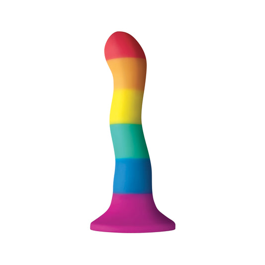 Colours - Wave - Pride Edition - 6 Inch Dildo - Rainbow NSN0408-07 Colours - Wave - Pride Edition - 6 Inch Dildo - Rainbow NSN0408-07
