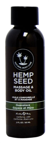 Hemp Seed Massage and Body Oil - Guavalava 2 Fl. Oz/ 60ml EB-MAS268E Hemp Seed Massage and Body Oil - Guavalava 2 Fl. Oz/ 60ml EB-MAS268E
