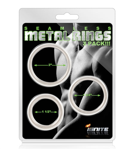 Seamless Metal Rings - 3 Pack SI-95059 Seamless Metal Rings - 3 Pack SI-95059