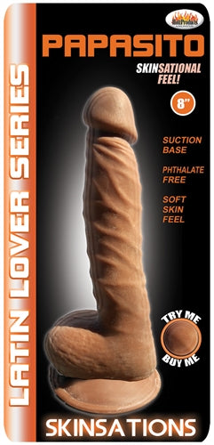 Skinsations Latin Lover Series 8 Inches - Papasito HTP2994 Skinsations Latin Lover Series 8 Inches - Papasito HTP2994