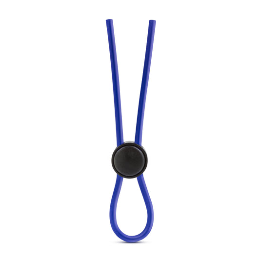 Stay Hard - Silicone Loop Cock Ring - Blue BL-31092 Stay Hard - Silicone Loop Cock Ring - Blue BL-31092