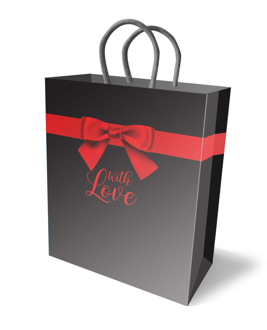 With Love Gift Bag - Black LG-LGP027 With Love Gift Bag - Black LG-LGP027