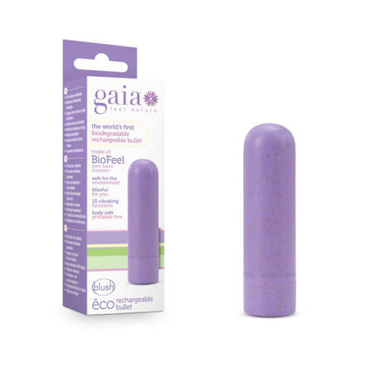 Gaia - Eco Rechargeable Bullet - Lilac BL-83901 Gaia - Eco Rechargeable Bullet - Lilac BL-83901