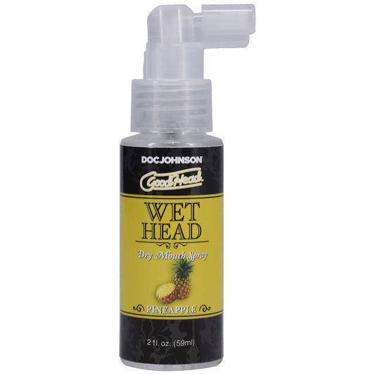 Goodhead - Wet Head - Dry Mouth Spray - Pineapple  - 2 Fl. Oz. DJ1361-22-BX Goodhead - Wet Head - Dry Mouth Spray - Pineapple  - 2 Fl. Oz. DJ1361-22-BX