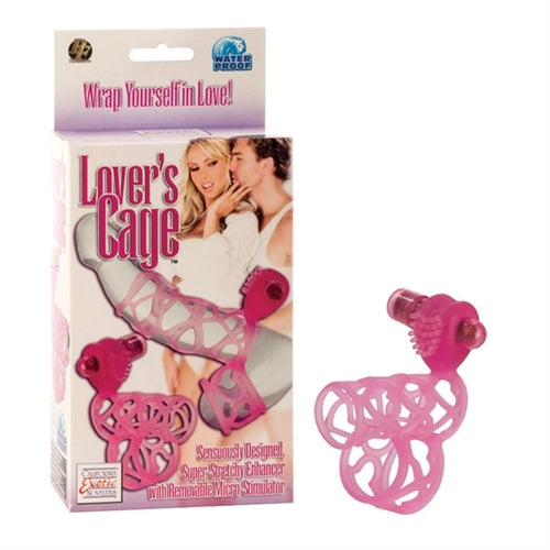 Lovers Cage Stretchy Cock Cage Comfortable Scrotum Cage - Pink SE1628043 Lovers Cage Stretchy Cock Cage Comfortable Scrotum Cage - Pink SE1628043
