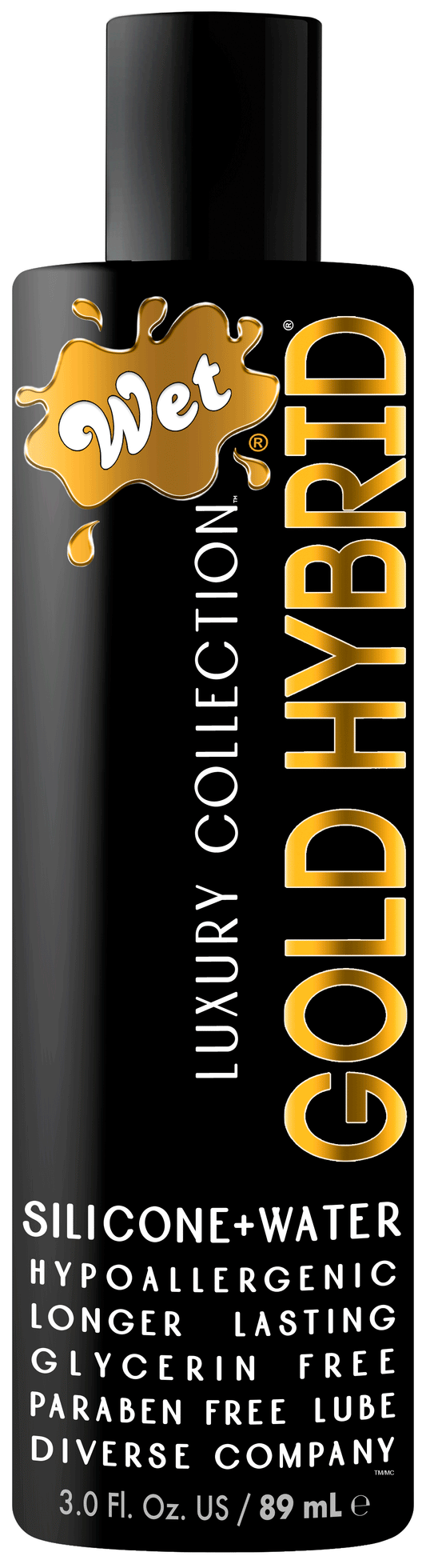 Wet Gold Hybrid Water Silicone Blend - 3.1 Fl. Oz WT27204 Wet Gold Hybrid Water Silicone Blend - 3.1 Fl. Oz WT27204