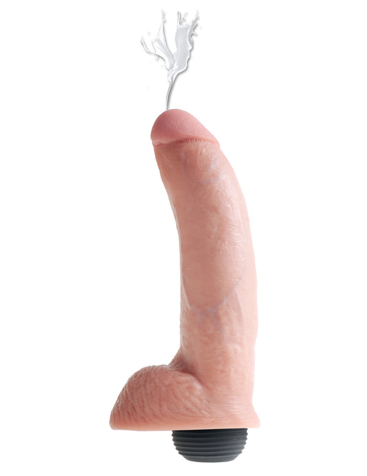 King Cock 9 Inch Squirting Cock With Balls - Flesh PD5603-21 King Cock 9 Inch Squirting Cock With Balls - Flesh PD5603-21