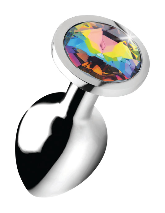 Rainbow Prism Gem Anal Plug - Medium BTYS-AG375-MED Rainbow Prism Gem Anal Plug - Medium BTYS-AG375-MED