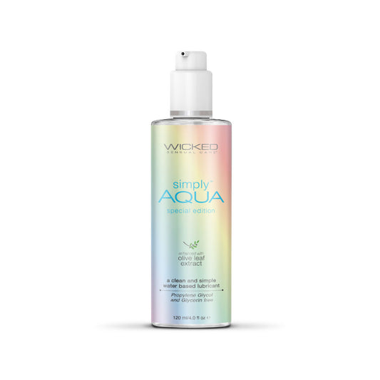 Simply Aqua Water Based Lubricant - 4 Fl. Oz. -  Special Edition WS-91500 Simply Aqua Water Based Lubricant - 4 Fl. Oz. -  Special Edition WS-91500