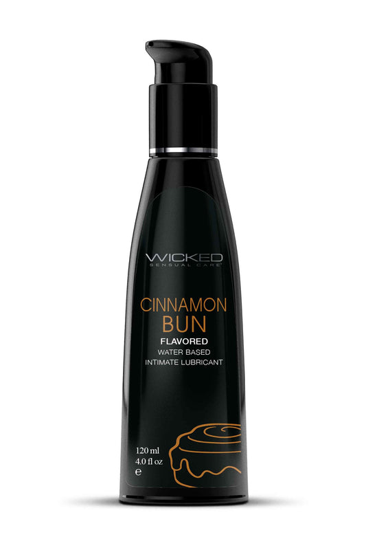 Aqua Cinnamon Bun Flavored Water Based Intimate  Lubricant - 4 Fl. Oz. WS-90344 Aqua Cinnamon Bun Flavored Water Based Intimate  Lubricant - 4 Fl. Oz. WS-90344