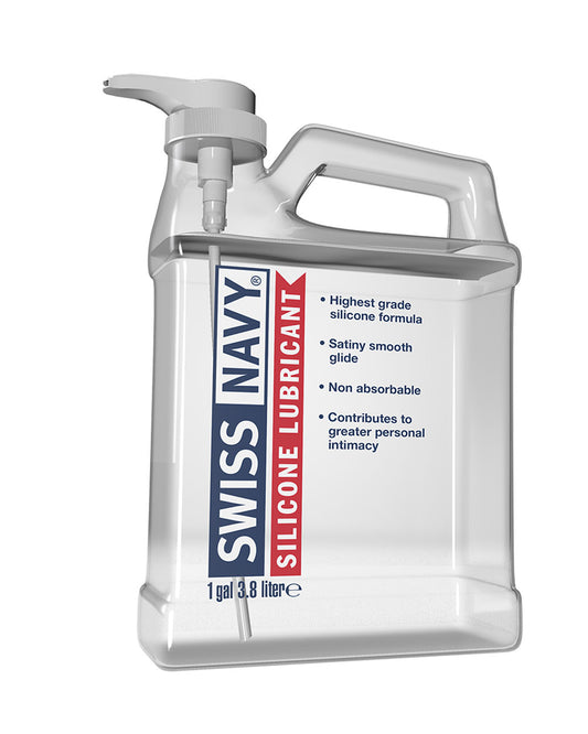 Swiss Navy Silicone Lubricant 1 Gallon MD-SNSL1G Swiss Navy Silicone Lubricant 1 Gallon MD-SNSL1G
