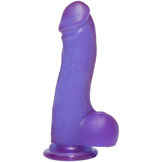 Crystal Jellies - 7.5 Inch Master Cock With Balls DJ0288-21-CD Crystal Jellies - 7.5 Inch Master Cock With Balls DJ0288-21-CD